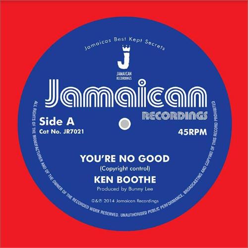 Ken Boothe You're No Good / Out Of Order Dub (7")