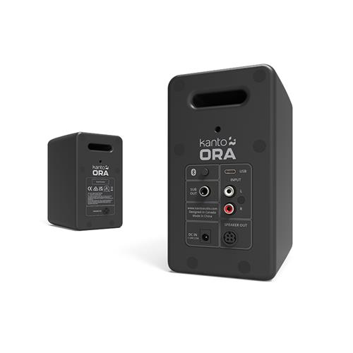 Kanto ORA Aktive høyttalere, grafitt USB / Aux inngang, Bluetooth, sub-utgang