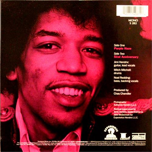 Jimi Hendrix Experience Purple Haze/51st Anniversary - LTD (7")