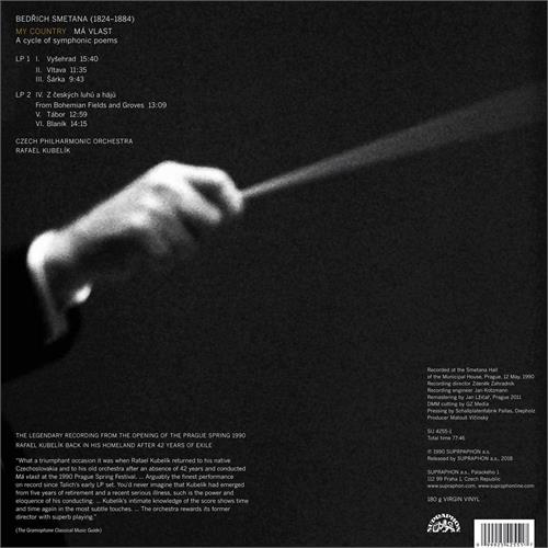 Czech Philharmonic/Rafael Kubelik Smetana: My Country (Ma Vlást) (2LP)