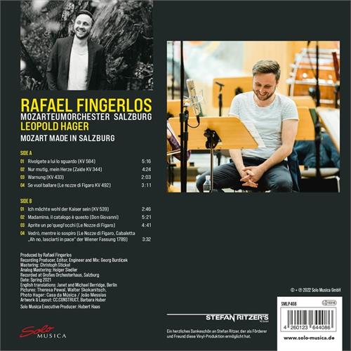 Rafael Fingerlos Mozart Made In Salzburg (LP)