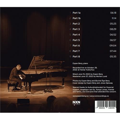 Espen Berg The Hamar Concert (CD)