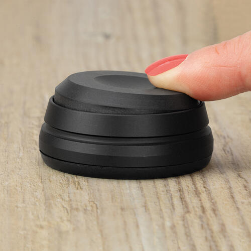 Dynavox SDS4, dempeføtter - 4 stk Vibrasjonsdemper, silikon/aluminium 