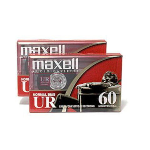 Opptakskassett Maxell UR-60 Audio, 2 stk