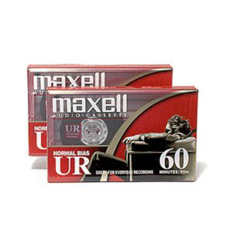 Opptakskassett Maxell UR-60 Audio, 2 stk