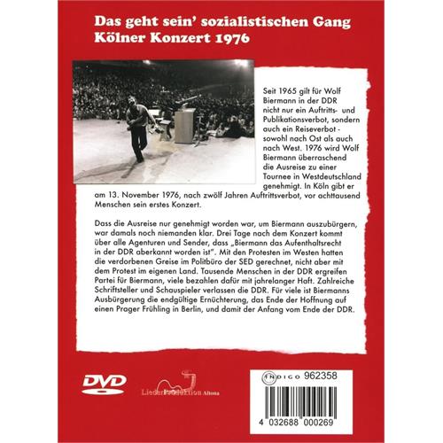 Wolf Biermann Das Kölner Konzert - 13. November…(2DVD)