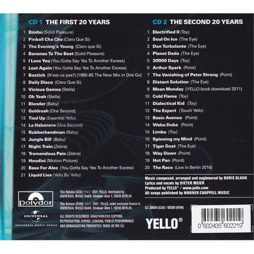 Yello YELL4O YEARS (2CD)