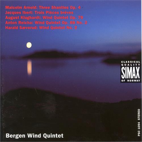 Bergen Wind Quintet Plays Arnold, Ibert, Klughardt… (CD)