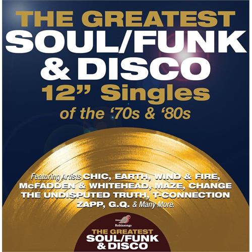 Diverse Artister The Greatest Soul/Funk & Disco 12"…(4CD)