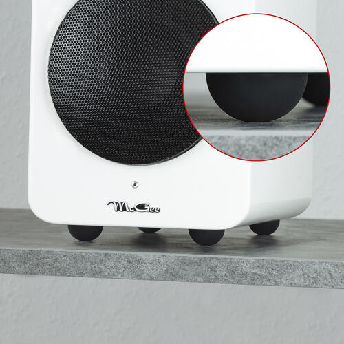 Dynavox ED20,  små dempeføtter - 4 stk Vibrasjonsdempere til kompaktøyttalere 