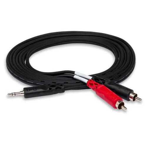 Hosa signalkabel jack til RCA 1.8 m Stereo 3,5 mm minijack til 2 x RCA 