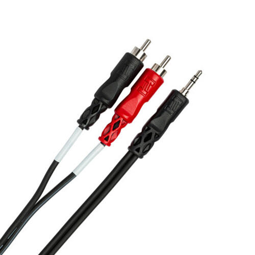 Hosa signalkabel jack til RCA 1.8 m Stereo 3,5 mm minijack til 2 x RCA 