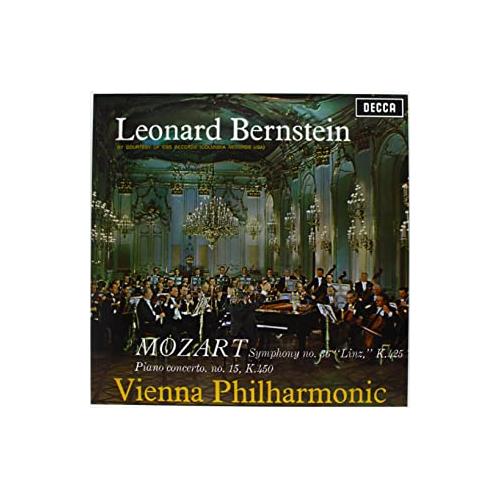 Mozart / Bernstein / Wien Phil. Piano Concerto 15, Symphony 36 (LP)