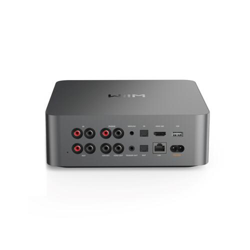 WiiM Ultra, streamer/forforsterker MM-RIAA,  HDMI-ARC, grafitt 