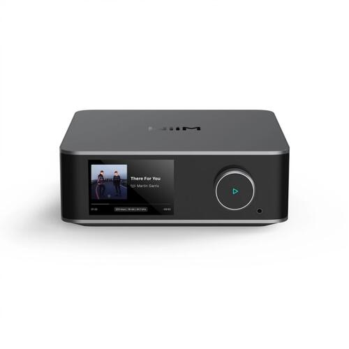 WiiM Ultra, streamer/forforsterker MM-RIAA,  HDMI-ARC, grafitt 