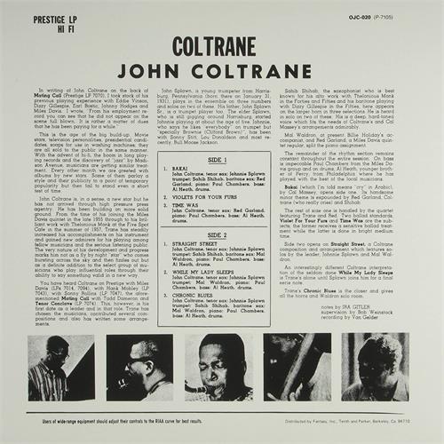 John Coltrane Coltrane (LP)