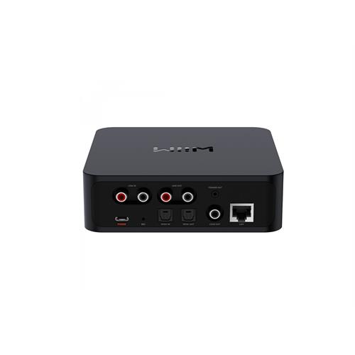 Wiim Pro Plus, streamer, fjernkontroll Analog og digital (optisk/coax) utgang