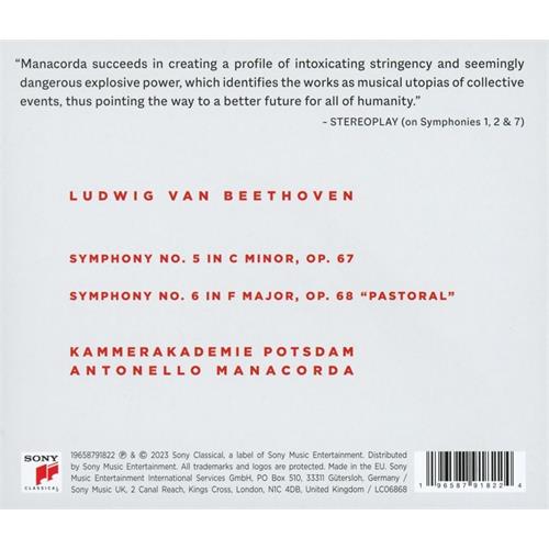 Kammerakademie Potsdam Beethoven: Sinfonien Nr. 5 & 6 (CD)