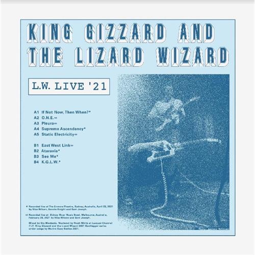 King Gizzard & The Lizard Wizard L.W. Live In Australia (Reverse…) (LP)