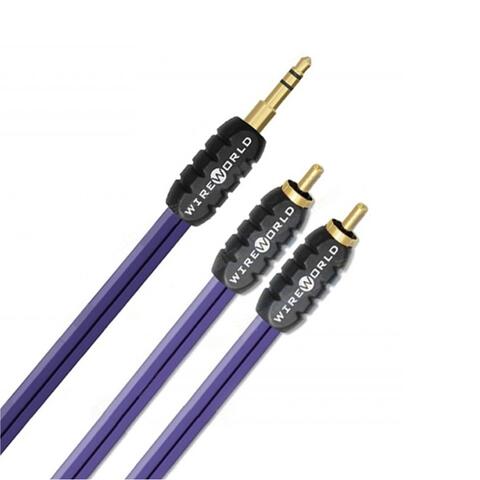 Wireworld Pulse signalkabel 1,5 m Stereo 3,5 mm minijack til 2 x RCA