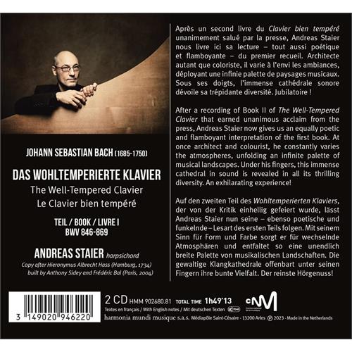 Andreas Staier Bach: The Well-Tempered Clavier… (2CD)