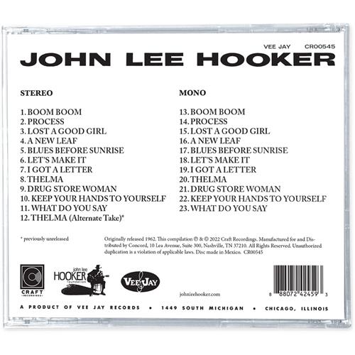 John Lee Hooker Burnin' (CD)
