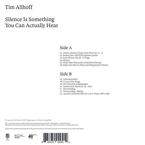 Tim Allhoff Silence Is Something You Can… (LP)
