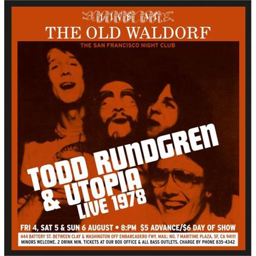 Todd Rundgren & Utopia Live At Old Waldorf (2CD)
