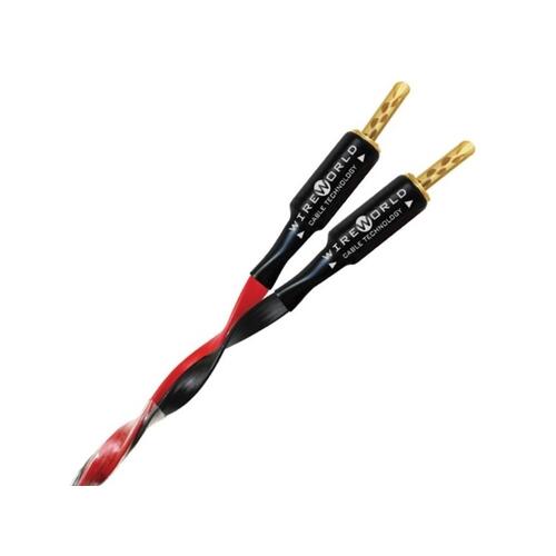 Wireworld Helicon 16OFC, 2x3 m Stereosett høyttalerkabel, bananplugger 