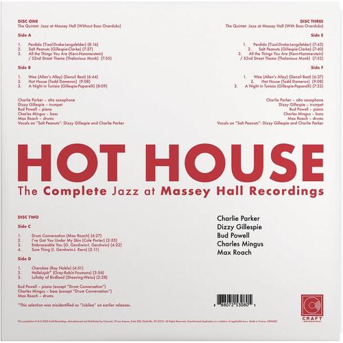 Diverse Artister Hot House: The Complete Jazz At… (3LP) 