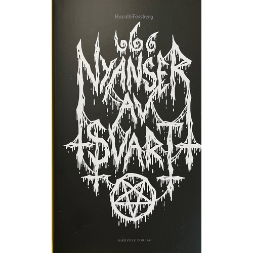 Harald Fossberg Nyanser Av Svart (SIGNERT!) (BOK) 