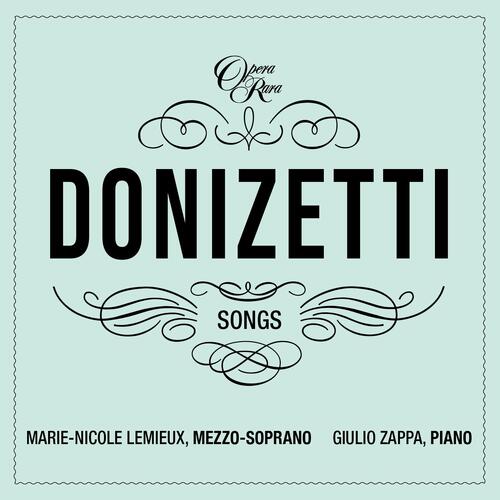 Marie-Nicole Lemieux & Giulio Zappa Donizetti Songs Vol. 4 (CD) 