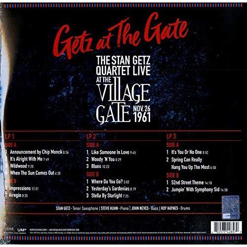 Stan Getz Getz At The Gate (3LP)