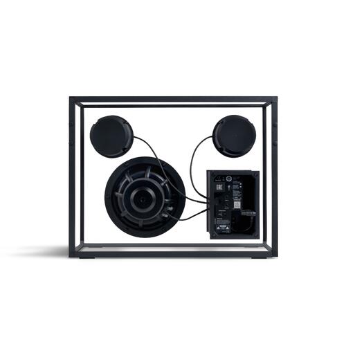 Transparent Speaker, svart Bluetooth, glass/aluminium 