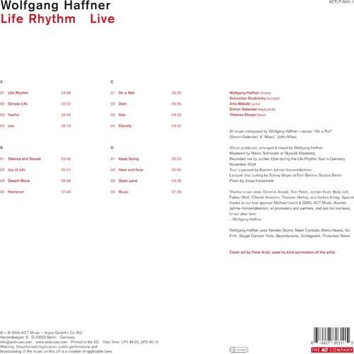 Wolfgang Haffner Life Rhythm Live (2LP) 