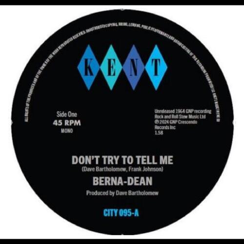 Berna-Dean Don't Try To Tell Me/Laughing On… (7") 