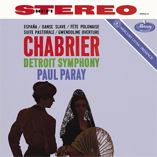 Detroit Symphony Orchestra/Paul Paray The Music Of Chabrier (LP)