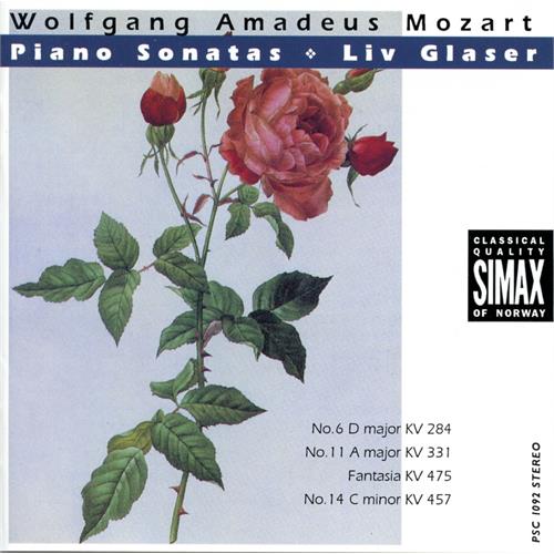 Liv Glaser Mozart: Piano Sonatas Vol. 2 (CD) 