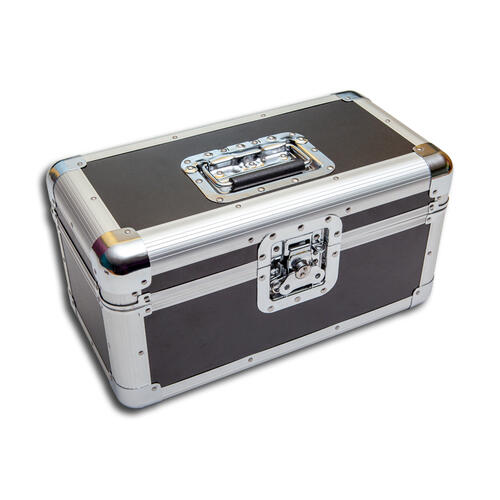 Platekoffert for 7" / Singler Svart Plass til ca. 200 singler 