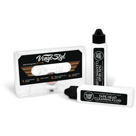 Rensekassett -  Cassette Head Cleaner Rens for kassettspiller