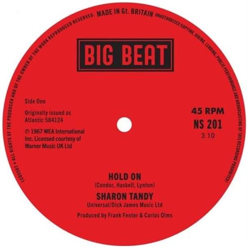 Sharon Tandy Hold On/Daughter Of The Sun (7")
