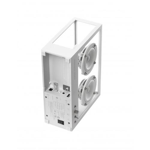 Small Transparent Speaker, hvit Bluetooth, glass/aluminium 