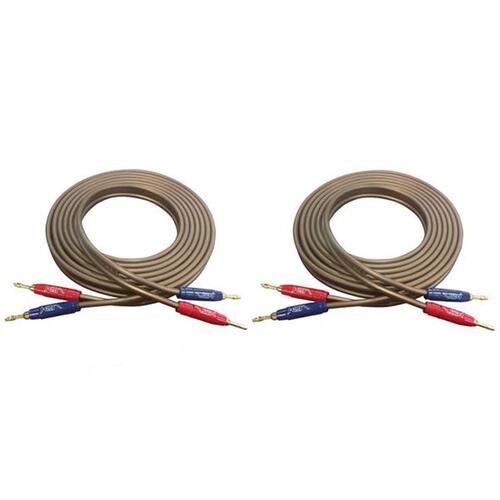 Van Den Hul D-352 Hybrid, 2x4 m Stereosett høyttalerkabel, bananplugger 