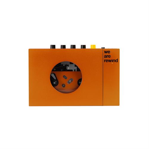 We Are Rewind, kassettspiller- Serge Bluetooth, oppladbare batterier, oransje