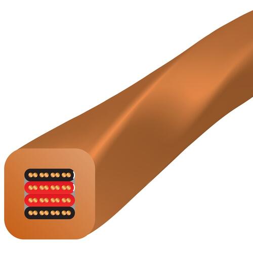 Wireworld Mini Eclipse 8, 2x2 m Bi-Wiring høyttalerkabel, bananplugger 