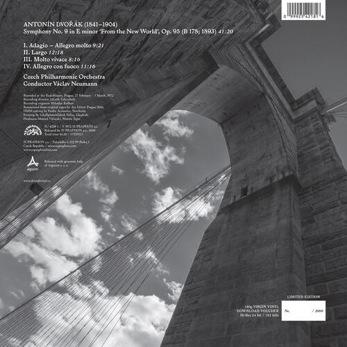 Czech Philharmonic Orchestra Dvorak: Symphony No. 9 (LP) 