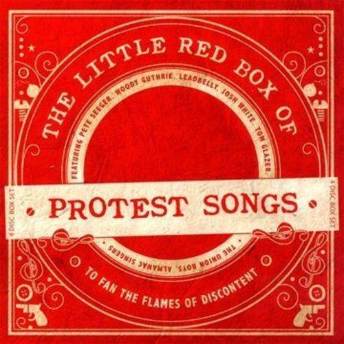 Diverse Artister The Little Red Box Of Protest… (3CD+DVD) 
