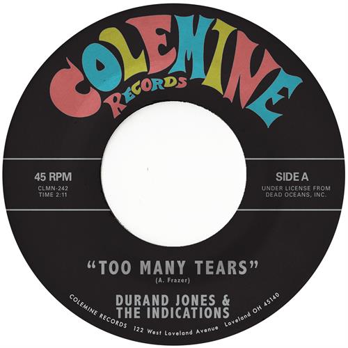 Durand Jones & The Indications Too Many Tears/Cruisin' To The… (7")