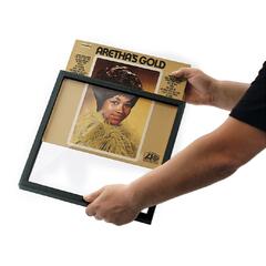 Dynavox CF1 Show And Listen LP-ramme for vegg, svart trefinish