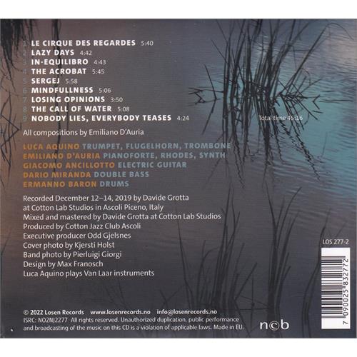 Emiliano D'Auria Quartet In-Equilibrio (CD)